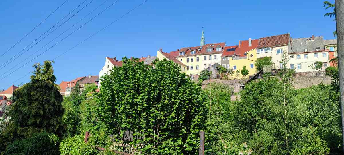 snaphot Leisnig, Noch ein Blick auf die Niederlanggasse, 29.05.2023 23:43