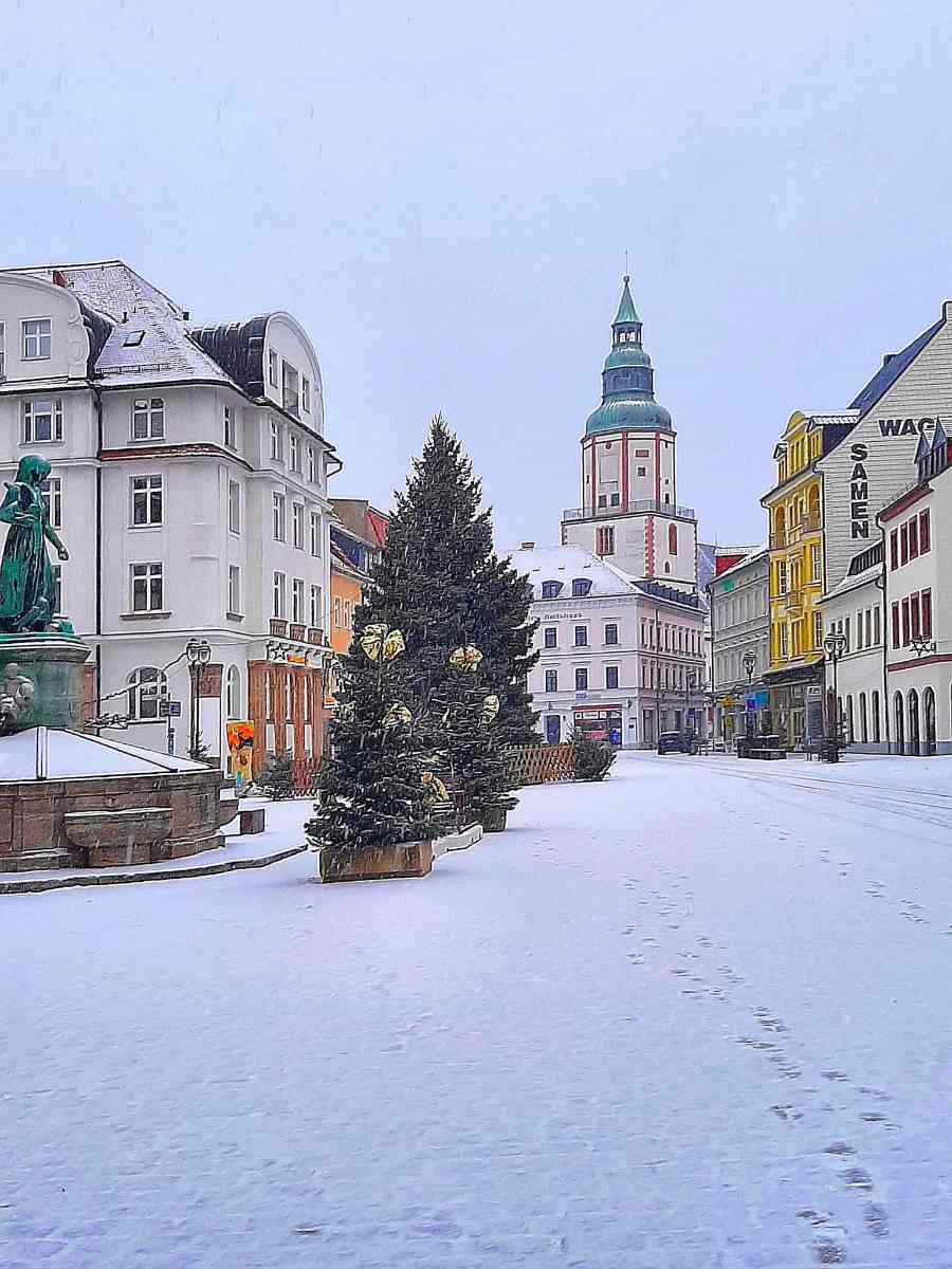snaphot Döbeln, Döbeln Obermarkt am 31.12.2025 Silvester, 31.12.2025 16:21