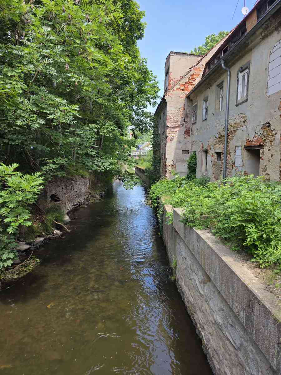 snaphot Döbeln, Blick vom Oberwerder auf den Mühlkanal, 20.06.2026 00:36