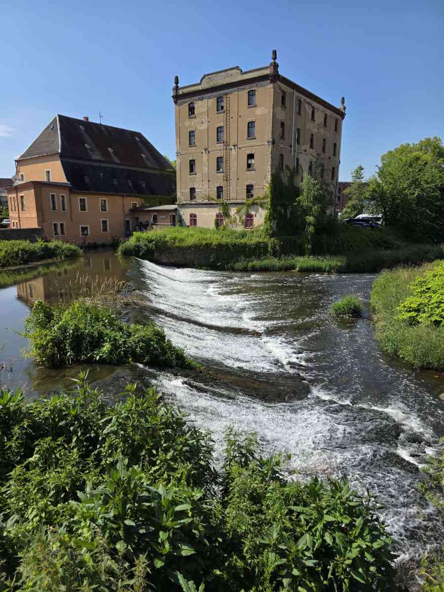 snaphot Döbeln, das Wehr an der Staupitzmühle, 20.06.2026 00:38
