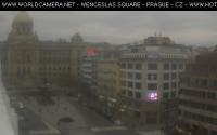Miniaturansicht für die Webcam Prag - Wenzelsplatz