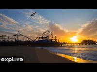 Thumbnail für die Webcam Los Angeles - Santa Monica Beach