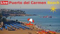 Thumbnail für die Webcam Lanzarote - Playa Grande Beach