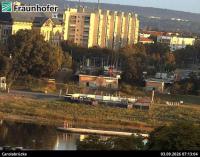 Dresden - Carolabrücke Süd open webcam 